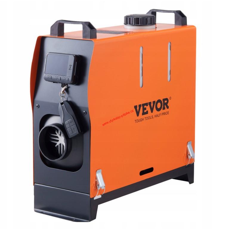 Naftové nezávislé topení 12V Vevor 8kW