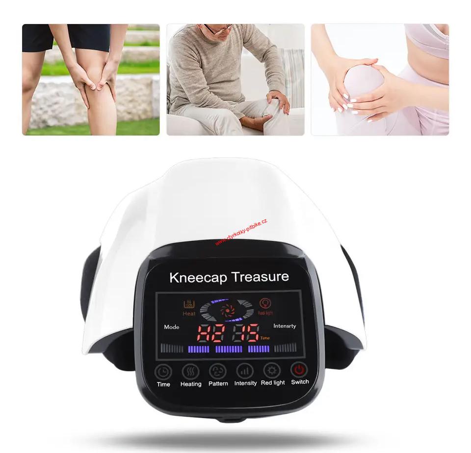 Masážní přístroj na kolena, ortéza pro zmírnění bolesti kloubů a uvolnění svalů
