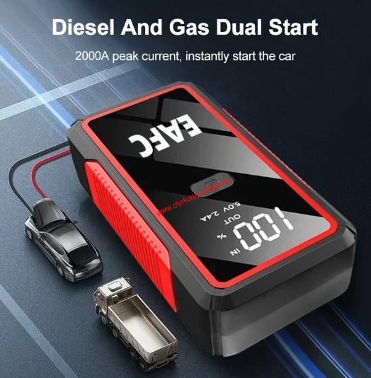 Powerbanka s možností startovat auto 12V 20Ah