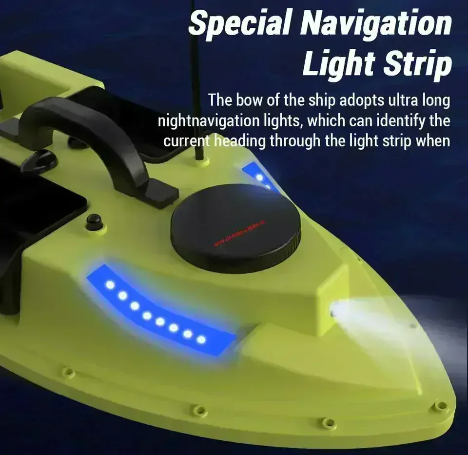 Rybářská zavážecí loď MAX s GPS žlutá