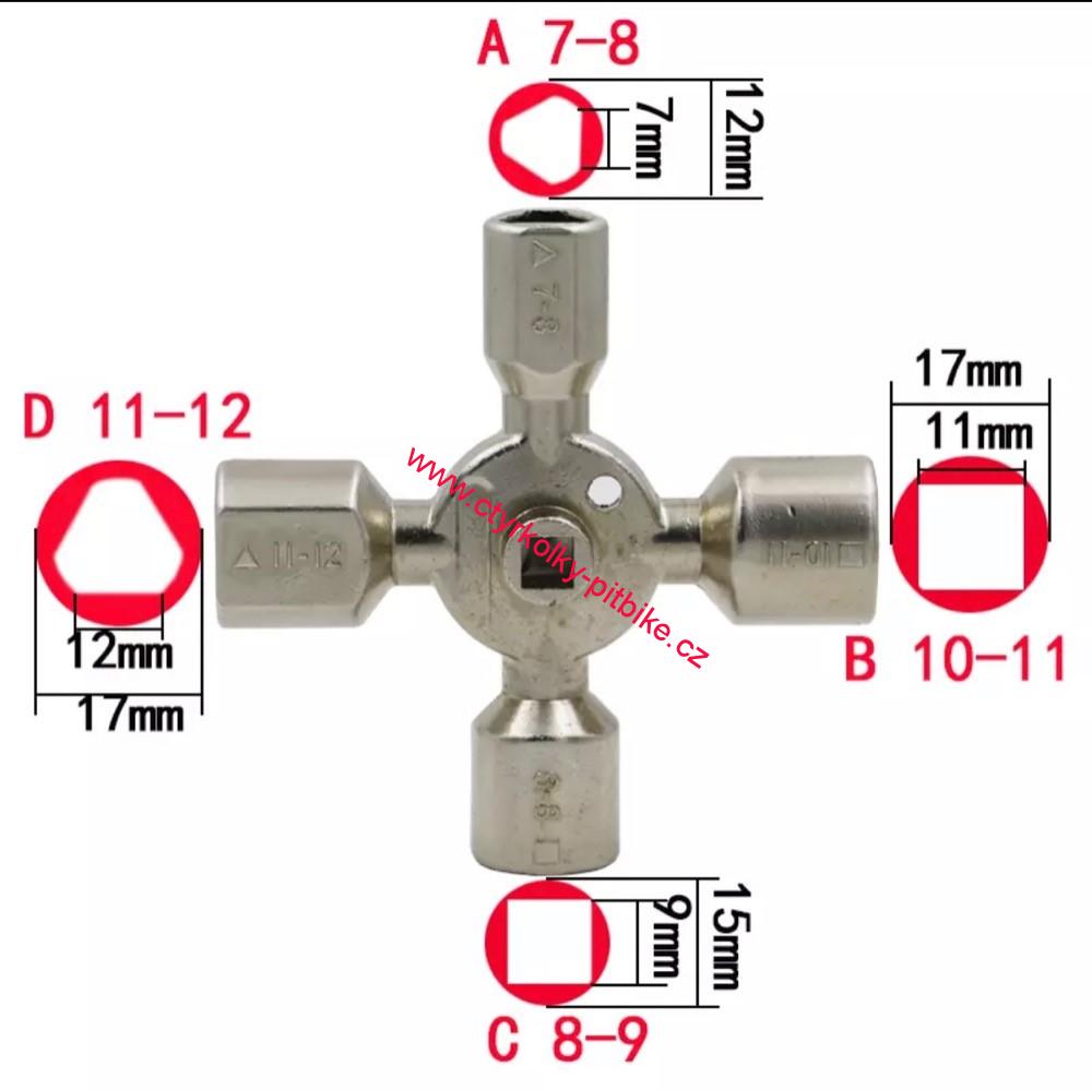Sada klíčů na elektro skříňky a HUP 15v1