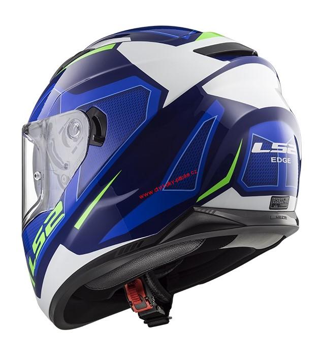 Integrální moto přilba LS2 FF320 STREAM EVO AXIS BLUE WHITE vel. S - XXL