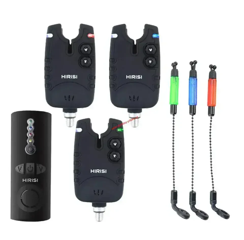 Sada rybářských hlásičů záběrů s příposlechem