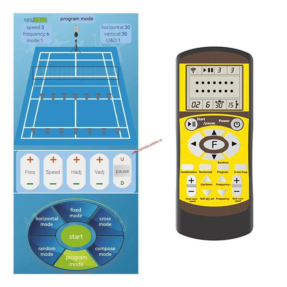 Tréninkový badmintonový robot Siboasi B2300A