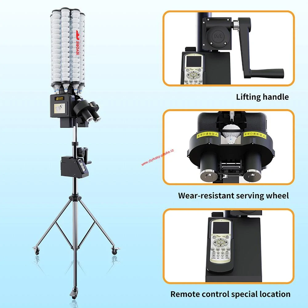 Tréninkový badmintonový robot Siboasi B7