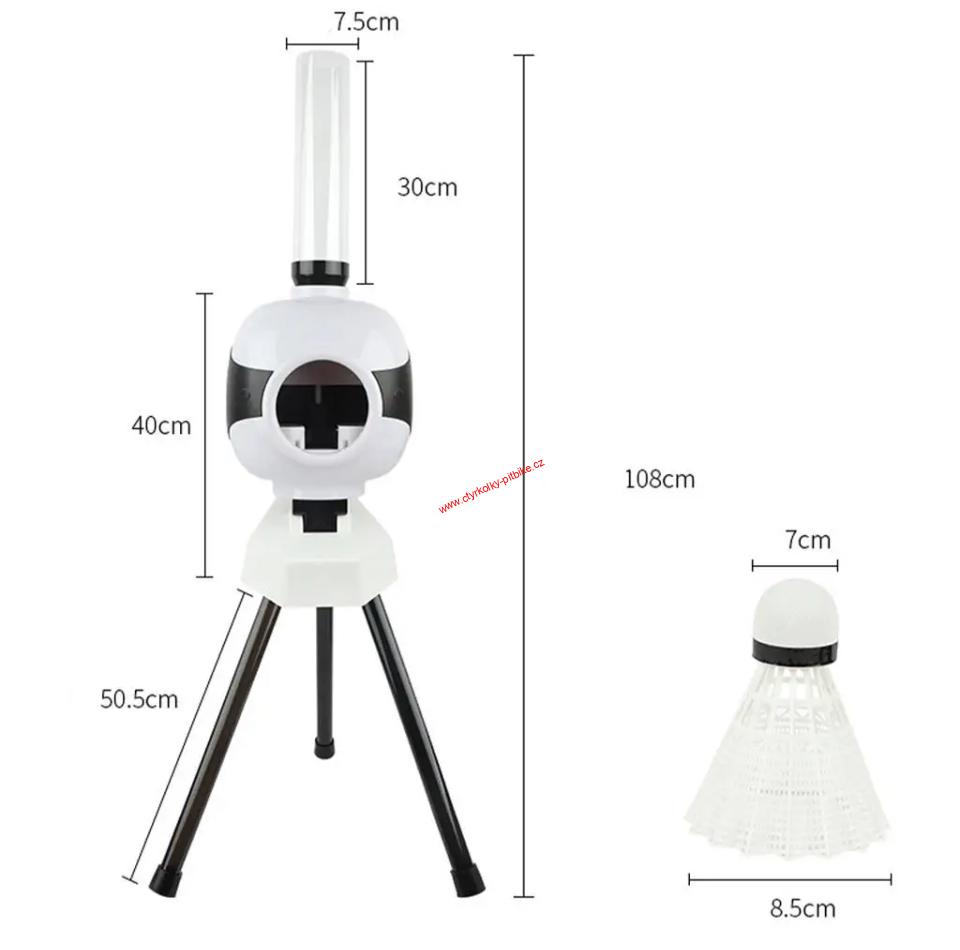 Nahrávací badmintonový stroj robot