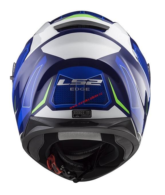 Integrální moto přilba LS2 FF320 STREAM EVO AXIS BLUE WHITE vel. S - XXL