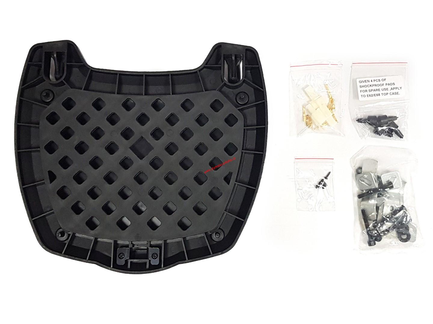 Moto kufr 59×45×32cm 48L stříbrný