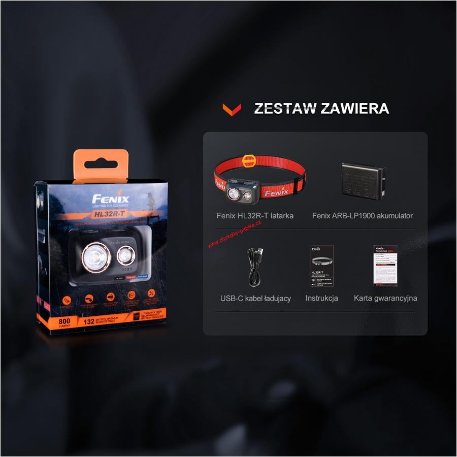 Čelovka - svítilna Fenix HL32R-T
